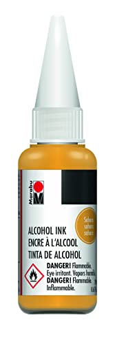 Marabu Alcohol Ink - Sahara - Journey Through the Endless Sands, Unearthing the Rich, Earthy Hues of a Timeless Desert Landscape - 20ml Bottle