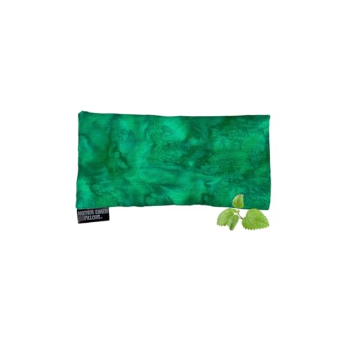 Mother Earth Pillows Therapeutic Eye Pillow (Green Print - Relieve Herbal Blend) - color: Green Print - Relieve Herbal Blend