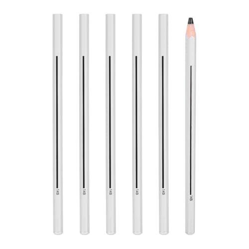 PATIKIL 14B Graphite Pencils for Drawing, 6Pcs Sketching Pencils Wood Art Supplies Set Hexagonal Pen Break-Resistant Lead for Painting Sketching Artist Design - style: 14B