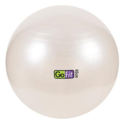 GoFit Stability Ball - color: White, size: 65 cm
