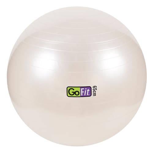 GoFit Stability Ball - color: White, size: 65 cm