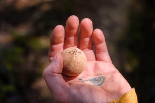 Travel Cork Massage Ball | Lightweight, Sustainable Alternative to Lacrosse Ball for Muscle Pain Relief (1.4 Inch (Pack of 2), Sanded Cork) - size: 1.4 Inch (Pack of 2)