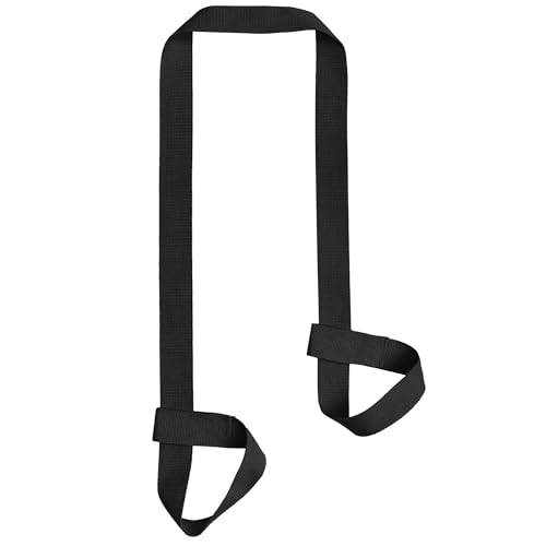 ZOOEASS Yoga Mat Strap, Adjustable Durable Yoga Mat Carrier & Stretching Strap, Multiple Color Choices - color: Black(style B), size: 5.9feet
