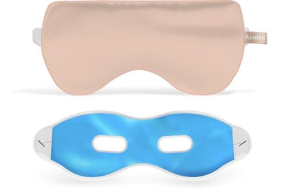 ASUTRA Silk Eye Pillow for Sleep, Light Pink - Filled w/Lavender (One Size) - color: Pink
