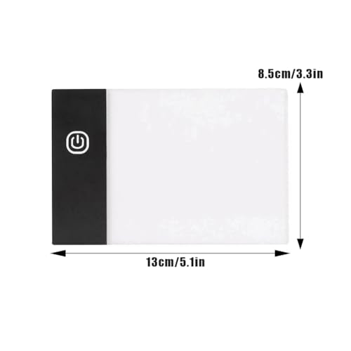 Msiud A6 LED Tracing Light Board, Adjustable Brightness Control for Art | Drawing Sketching Projects, Flip Book Creation, Animation Frame Development, Stencil Transfer Applications, Artwork Copying