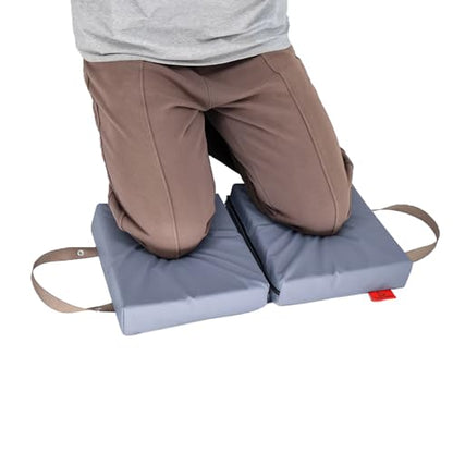 Extra Thick Soft Kneeling Pad for Men and Women, Waterproof Gardening Pads with Memory Foam, Yoga or Exercise Cleaning Knee Cushion, Collapsible Kneeling Mat Non-Slip Bottom, Garden Gifts Light Grey - color: Light Grey
