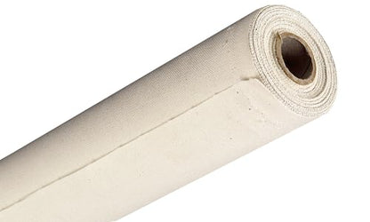 Creative Mark Spectrum Universal Unstretched Cotton Canvas Roll - 72" x 6 Yards 12 oz (14.5 oz Primed) Double Primed, Rich White Acid-Free Acrylic Priming, Canvas Rolls for Painting