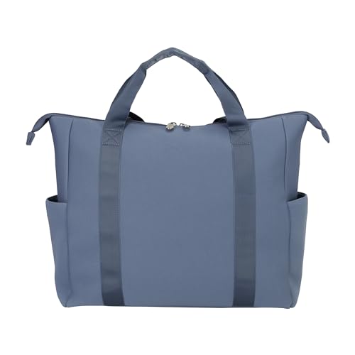 Jessica Simpson Countryside Travel Tote with Zipper Shoulder Carry On Work Bag for Women - color: Oceanview
