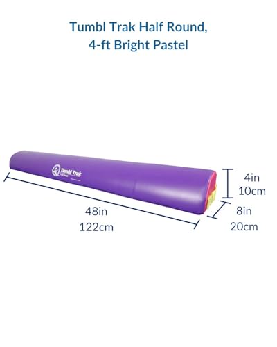 Tumbl Trak Half Rounds - color: Bright Pastel, style: 4 Feet