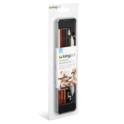 Drawing & Sketching Set - 7 Pieces