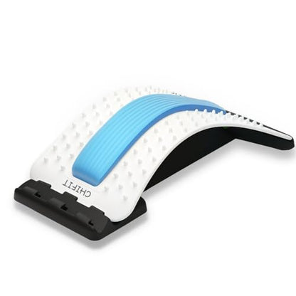 ChiFit Multi-Level Back Stretching Device - Immediate Relief for Herniated Disc, Sciatica, Scoliosis,Lower and Upper Back Stretcher Support and Pain Relief