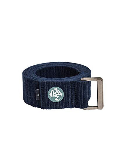Manduka Align Yoga Strap - color: Midnight Blue, size: 8 Feet