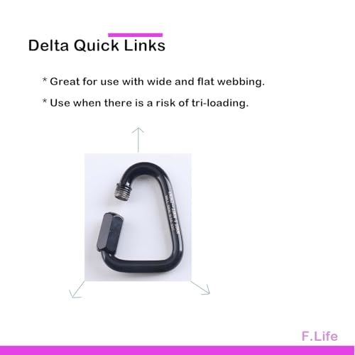 Aerial Loop Straps 8ft Black Soft Bodyloop Contortion 2 pairs Delta Quick Link Rigging Hardware Acrobtic Circus Safely