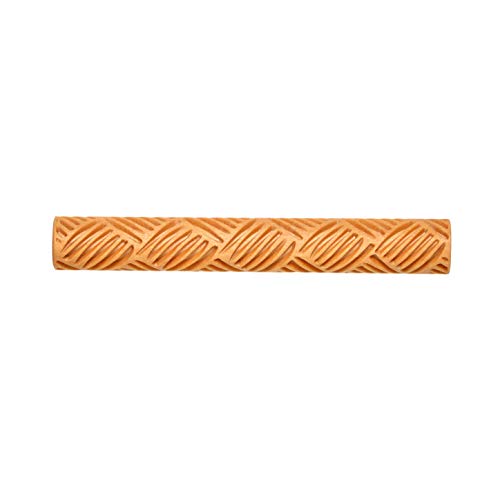MKM Pottery Tools Wood Twig Rollers for Clay (TW-11 Basketweave) - color: TW-11 Basketweave