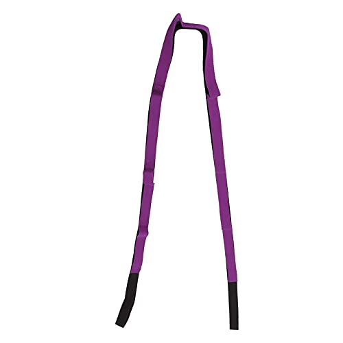Stretch Strap Yoga Stretching Band MultiLoop Fitness Equipment for Yoga Pilates Muscle Stretching Physical Workouts Durable Tight Weaving Technology Unbreakable Design for Men - color: Daisy Rope Purple (Simplified Version)