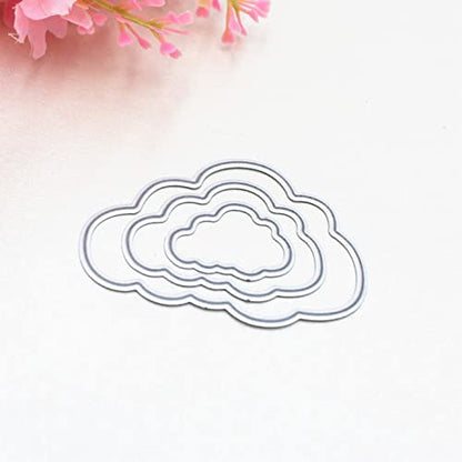 Metal Cutting Dies Stencil DIY Scrapbooking Embossing Tool DIY Paper Cards Album Decoration (Cloud) - style: Cloud