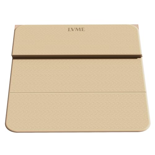 Foldable Yoga Mat 74"x47.2"x 0.4" – Large Yoga Mat - color: Cream