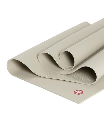 Manduka PROlite Yoga Mat 4.7mm | Lifetime Durability | Hygienic Construction | Teacher Approved - color: Sand, size: 68" x 24"