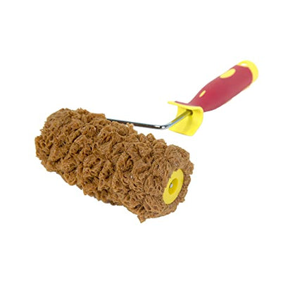 Hanroy Sponge Paint Roller Small 5" for Texture Painting Decorators Brush Tool, Fast and Easy Pattern Art Sponge Roller for Home Wall(RM458K) | 5-Inch Sea Sponge Roller For Faux Finish & Texture Painting. Sponge Patterns On Walls & Ceilings.Washable & Reu