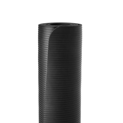 Amazon Basics Extra Thick Exercise Yoga Mat with Carrying Strap - color: Black, style: 1/2 Inch
