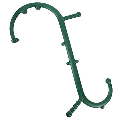 Shrdaepe Massage Trigger Point Cane, Body Deep Tissue, Handheld Back, Neck, Shoulder, Leg and Feet Massager Rod, Muscle Release Tool Self Massage Hook Cane Gifts for Women & Men, Green - color: Green