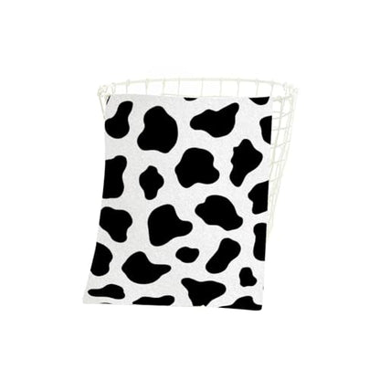 Cute White Cow Beach Towel Farm Cow Skin Black Spots Face Towels Suit Travel Sports Pool Swimming Bath Camping Spa Gym Yoga,15x30 Inch - color: White Cow