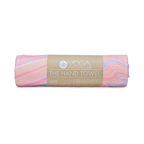 yogadesignlab | The Hand Towel | Premium Non Slip Hand Towel | Designed in Bali | Colorful Eco Printed + Quick Dry + Soft | Hot Yoga, Bikram, Ashtanga, Sport, Barre, Travel (Pearl) - color: Pearl