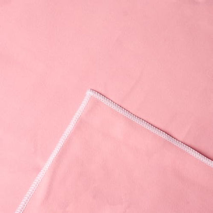 Eunzel Hot Yoga Mat Towel, Ultra-Absorbent Microfiber 72" x 26.5" | Ultra Absorbent Microfiber, Soft Touch Fabric, Quick Dry, Hot Yoga & Pilates, Machine Washable - color: Pink/ White