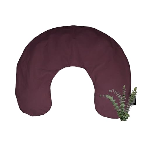 Mother Earth Pillows Large Triggerpoint Pillow for Neck and Shoulders (Eggplant - Breathe Herbal Blend) - color: Eggplant - Breathe Herbal Blend