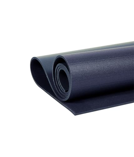 Manduka PRO Yoga Mat - 6mm | Lifetime Durability | Hygienic Construction | Premium Studio Quality | Teacher Approved - color: Midnight, size: 79" x 52"