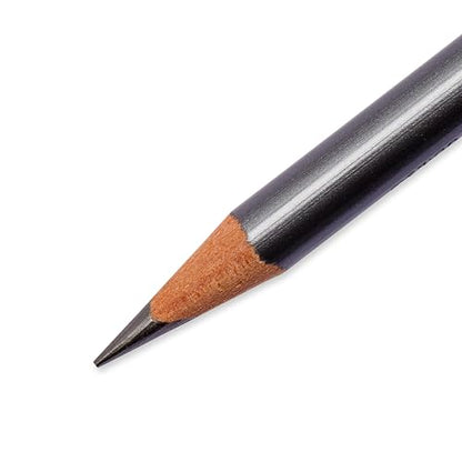 Prismacolor Ebony Graphite Drawing Pencils, Black, Adult Coloring, Box Of 12 - style: Graphite Pencils