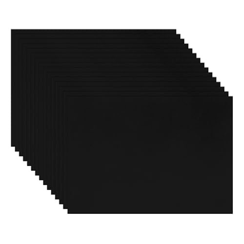 Guakicae 24 Sheets White Cardstock 8.5 x 11 Craft Paper, 300gsm/110lb | Heavyweight Paper Card Stock for Cards Making, Wedding Invitations, Greeting Cards, Halloween - color: Black, size: 8.5x11-24pcs
