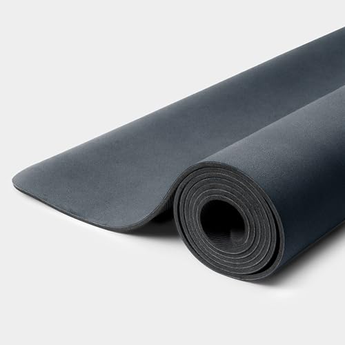WeGym Yoga Mat, 4 mm Cushioned Non-Slip for Yoga, Pilates and Home Workouts - color: PU_Slate, style: Polyurethane