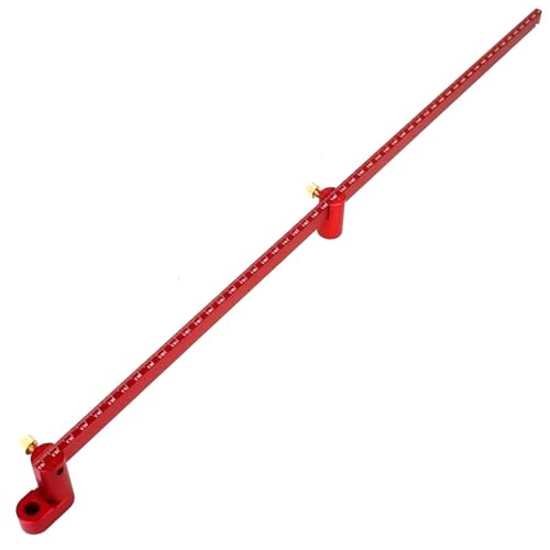 550mm Woodworking Scribing Compass,Adjustable Large Size Circle Drawing Tool, Precision Marking Ruler, Durable Hand Tool for Woodworking Layout and Crafting, (Red) - style: 550mm-Woodworking Compass Scriber