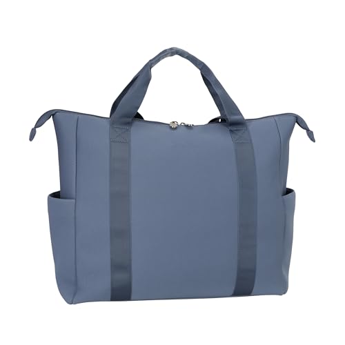 Jessica Simpson Countryside Travel Tote with Zipper Shoulder Carry On Work Bag for Women - color: Oceanview