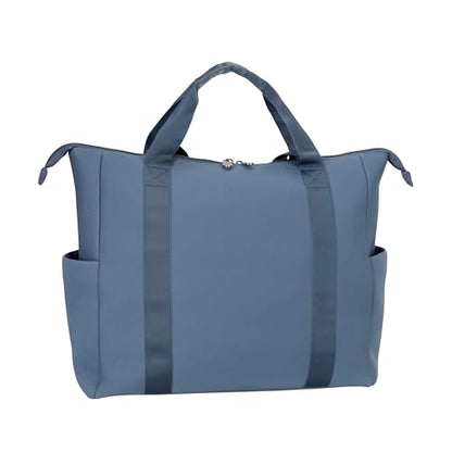Jessica Simpson Countryside Travel Tote with Zipper Shoulder Carry On Work Bag for Women - color: Oceanview