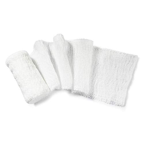 MED PRIDE Sterile Krinkle Gauze Rolls,6-Ply Cotton,4.5 in x 4.1 yd,6-Pack