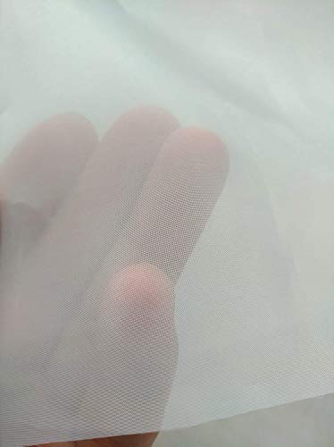 3 Yards 1.27 Meters Silk Screen Printing Fabric Mesh Screen Printing Mesh Wide High Tension Mesh Making Ink Supplies 110 Mesh（43T）
