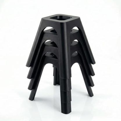 4-Pack Canvas Stands for Paint Pouring | Canvas Feet Risers Elevators Tool Holder for Acrylic Paint Pouring | Suitable for Crafts, Artworks Projects, Handicrafts (Black, 2 Inches) - size: 2 Inches (Pack of 4), style: 2 Inch es