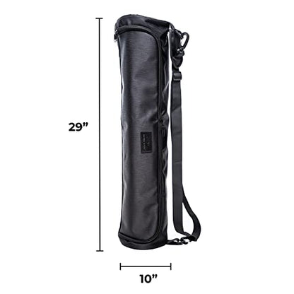 Mount Adams Yoga Mat Bag, Fits up to 74"x26"x6mm Mats, 6 Pack | Sling Bag with Interior Pocket and Adjustable Carry Strap, Stain Resistant Mat Carrier for Pilates, Yoga, and Workout