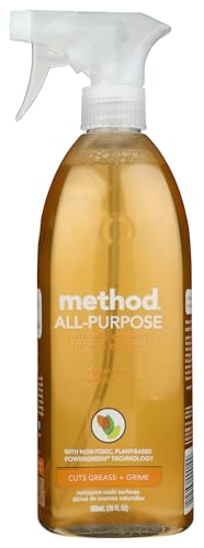 Method Naturally Derived All Purpose Surface Cleaner Spray, Ginger Yuzu, 28 Ounce