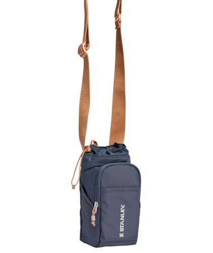 STANLEY Vitalize Carry-All Bag | Bottle Holder with Drawstring Cinch | Adjustable Shoulder Strap | Zippered Valuables Pocket | Durable Recycled Fabric | Twilight - color: Twilight, size: Carry-All