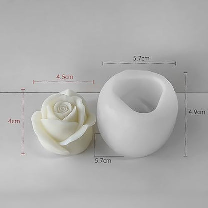 Resin Mold Clay Mold Jewelry Resin Casting Mold Candle Making Molds Craft Supplies 3D Mold Silicone Mold for Resin Casting Mold (jx-flower-2-pack-x4) - color: jx-flower-2-pack-x4