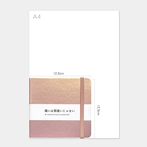 5x5" Sketchbook,Pocket Hardcover Notebooks,Sketch Books for Drawing Writing | 80gsm Blank Pages,96Sheet/192Pages,PU Leather Cover,Portable Small Size for Sketching,Diary Memo Planner.Mermaid - color: A-PU-mermaid