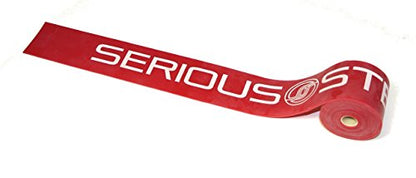 Serious Steel Mobility & Recovery (Floss) Bands |Compression Band | Tack & Flossing Band (7' L x 2" W) - color: Single - Red