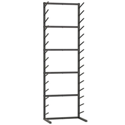 GIOTORENT Wall Mount Blueprint Storage Rack,15-Tier Heavy Duty Blueprint Holder for Construction Plan, Posters,Vinyl Rolls, Art Prints, Max 30lb/Arm, Easy Mount for Home, Office(Matte Black) - style: 15Tier-Wall Mount - Black
