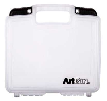 ArtBin 6977AB 12 inch Quick View Deep Base Carrying Case, Portable Art & Craft Organizer with Handle, [1] Plastic Storage Case, Translucent - size: 12 inch - Deep