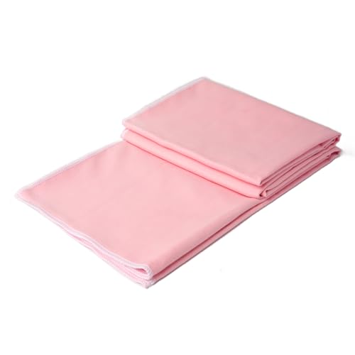 Eunzel Hot Yoga Mat Towel, Ultra-Absorbent Microfiber 72" x 26.5" | Ultra Absorbent Microfiber, Soft Touch Fabric, Quick Dry, Hot Yoga & Pilates, Machine Washable - color: Pink/ White