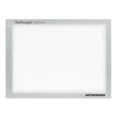Artograph Featherweight LightPad 9" x 12" Dimmable Thin LED Lightbox Drawing Board for Tracing, Crafting, Tattoo Design, and Drafting