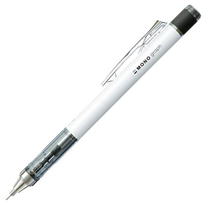 Tombow Mechanical Pencil, Monograph 0.5mm, White (DPA-134A) - color: White